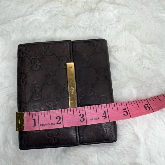 Gucci Brown Leather Wallet - Picture 9 of 11